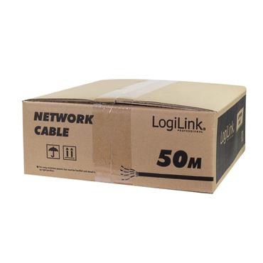 LogiLink CPV0081 netv&aelig;rkskabel Sort 50 m Cat7 S/FTP (S-STP)