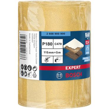 warehouse linden----Expert C470 Schleifblatt, 115mm, K180 (5 Meter Rolle, f&uuml;r Schwingschleifer, zum Handschleifen)