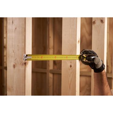 Stanley Powerlock målebånd 8 m Metal Sølv