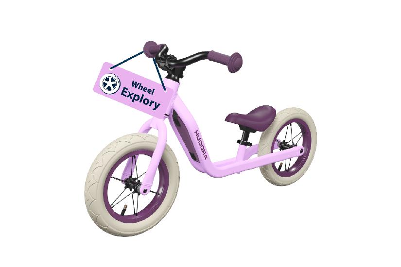 HDO Laufrad Explory 12", lavender 10931