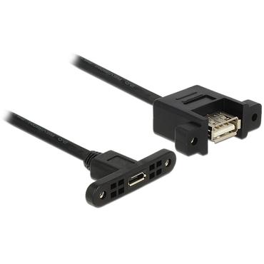 Delock - USB-adapter - mikro-USB typ B till USB - 25 cm