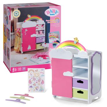 BABY born Rainbow Wardrobe Dukke garderobe