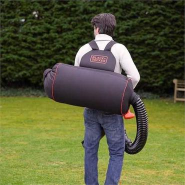 Black & Decker GWBP1 Rygsæk opsamlingspose Sort, Orange 72 L