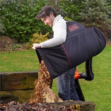 Black & Decker GWBP1 Rygsæk opsamlingspose Sort, Orange 72 L