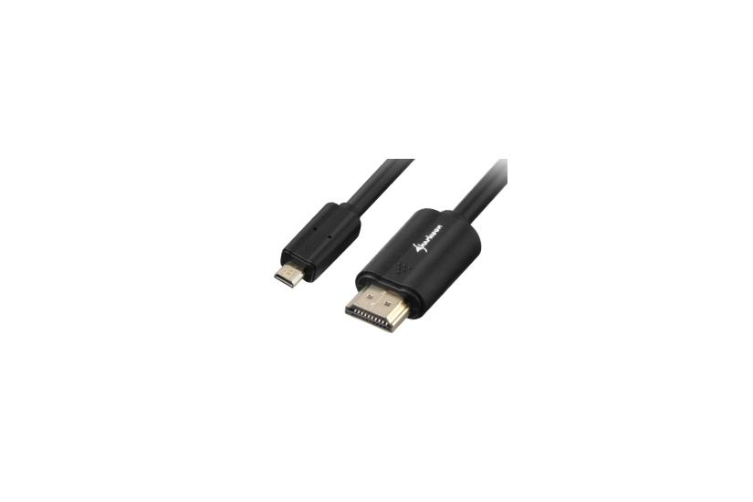 Sharkoon HDMI-kabel med Ethernet - 1.5 m