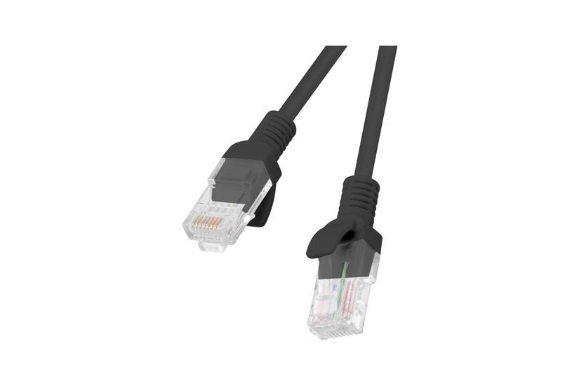 Lanberg patchkabel - 1 m - sort, RAL 9004