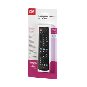 One For All TV Replacement Remotes TV-erstatningsfjernbetjening fra LG