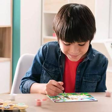 Ravensburger 23764 male side & bog Farve efter talsæt