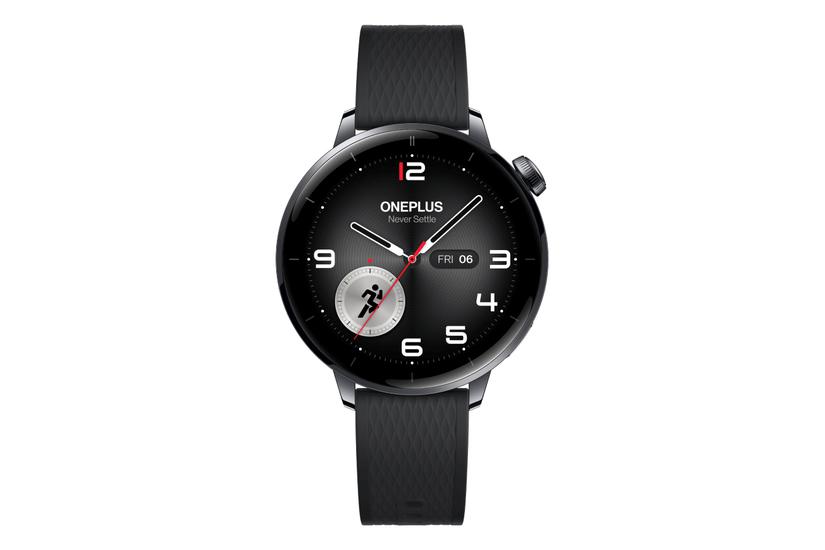 OnePlus Watch 3 43mm 3,35 cm (1.32") AMOLED Digital 466 x 466 pixel Berøringsskærm Sort, Titanium Wi-Fi GPS (satellit)