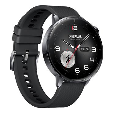 OnePlus Watch 3 43mm 3,35 cm (1.32") AMOLED Digital 466 x 466 pixel Berøringsskærm Sort, Titanium Wi-Fi GPS (satellit)