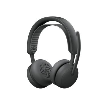 Logitech Zone Wireless 2 ES Headset Kabel & tr&aring;dl&oslash;s Opkald/musik USB Type-C Bluetooth Grafit