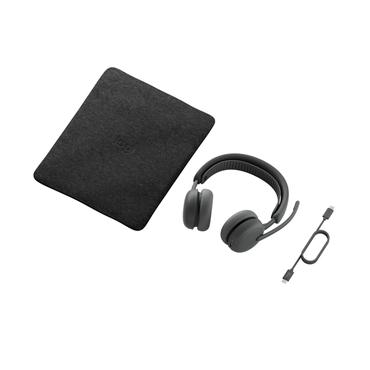 Logitech Zone Wireless 2 ES Headset Kabel & tr&aring;dl&oslash;s Opkald/musik USB Type-C Bluetooth Grafit