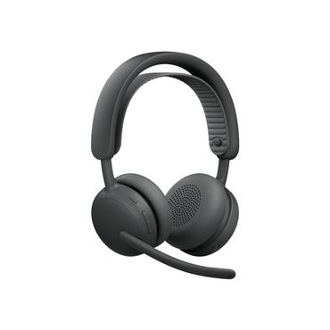 Logitech Zone Wireless 2 ES Headset Kabel & tr&aring;dl&oslash;s Opkald/musik USB Type-C Bluetooth Grafit