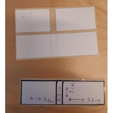 Split Label 104 x 30mm, Core