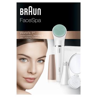 Braun FaceSpa 851V - ansiktsepilator