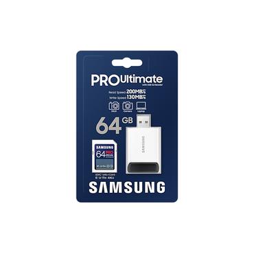 Samsung PRO Ultimate MB-SY64SB - flash-minneskort - 64 GB - SDXC UHS-I
