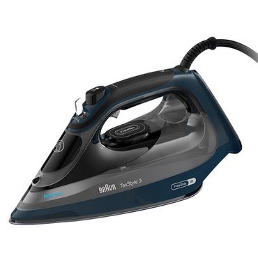 Braun TexStyle 9 0127409002 iron Steam iron EloxalPlus soleplate 3200 W Dark Blue