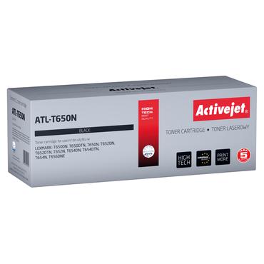 Activejet ATL-T650N Tonerpatron til Lexmark-printere; Erstatning Lexmark T650A11E; Supreme; 6000 sider; sort