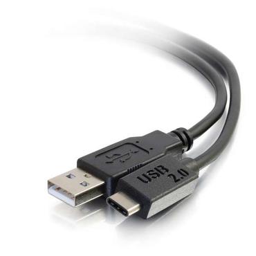 C2G 12ft USB C to USB A Cable - M/M - USB Type-C kabel - 24 pin USB-C til USB - 3.66 m