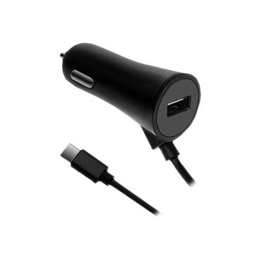 Qoltec Premium trådløs opladerholder til bil + bilstrømsadapter