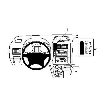 Brodit ProClip Center mount - montering för mobiltelefon