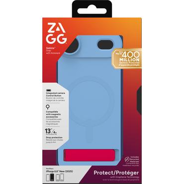 ZAGG Sedona Snap Kickstand mobiltelefon etui 16,5 cm (6.5") Cover Bl&aring;