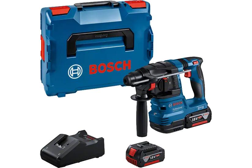 warehouse linden----Akku-Bohrhammer GBH 18V-22 Professional, 18Volt (blau/schwarz, 2x Li-Ionen Akku 4,0Ah, in L-BOXX)
