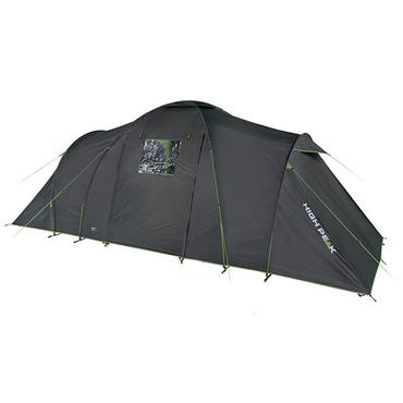 High Peak dome tent Como 4.0 (dark grey/green, with 2 bedrooms, model 2022)