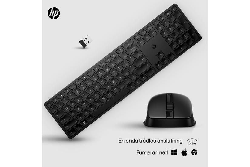 HP 650 Wireless Keyboard and M