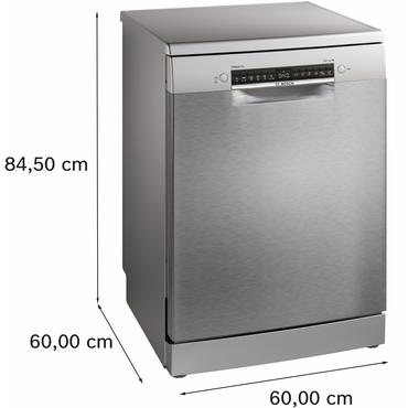 Bosch Serie | 4 SMS4EMI06E opvaskemaskine - fritst&aring;ende - inox s&oslash;lv