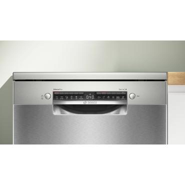 Bosch Serie | 4 SMS4EMI06E opvaskemaskine - fritst&aring;ende - inox s&oslash;lv