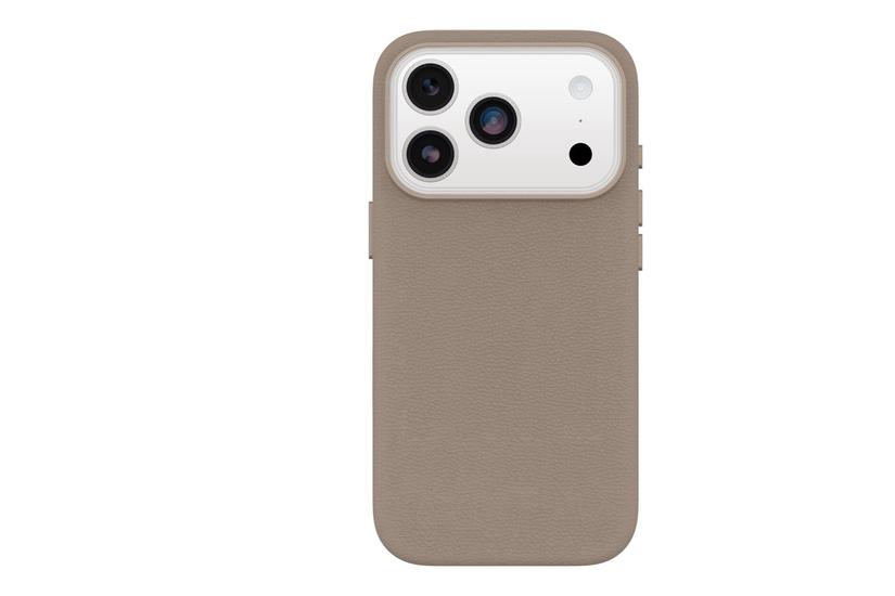 OtterBox Symmetry Cactus Leather Camera Control Apple iPhone 17 Pro Cottonwood Glen - light grey