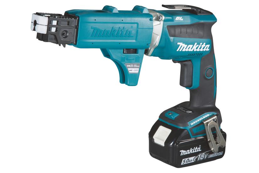 Makita DFS452TJX2 elektrisk skruetr&aelig;kker & slagbor 4000 rpm Sort, Bl&aring;, Gr&aring;