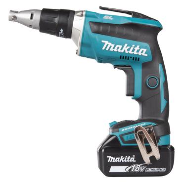 Makita DFS452TJX2 elektrisk skruetr&aelig;kker & slagbor 4000 rpm Sort, Bl&aring;, Gr&aring;