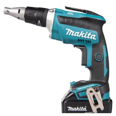 Makita DFS452TJX2 elektrisk skruetr&aelig;kker & slagbor 4000 rpm Sort, Bl&aring;, Gr&aring;