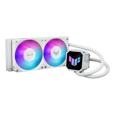 ASUS TUF GAMING LC III 240 ARGB WHT Processor Alt-i-en v&aelig;skek&oslash;ler 12 cm Hvid