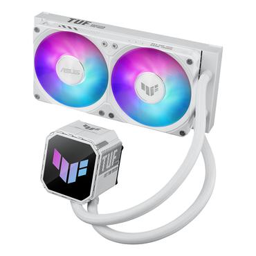 ASUS TUF GAMING LC III 240 ARGB WHT Processor Alt-i-en v&aelig;skek&oslash;ler 12 cm Hvid