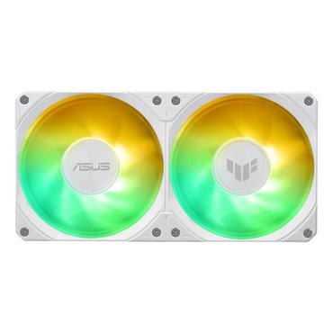 ASUS TUF GAMING LC III 240 ARGB WHT Processor Alt-i-en v&aelig;skek&oslash;ler 12 cm Hvid