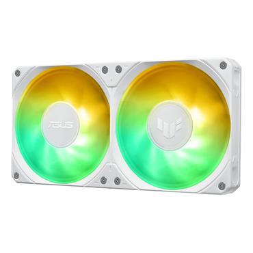 ASUS TUF GAMING LC III 240 ARGB WHT Processor Alt-i-en v&aelig;skek&oslash;ler 12 cm Hvid