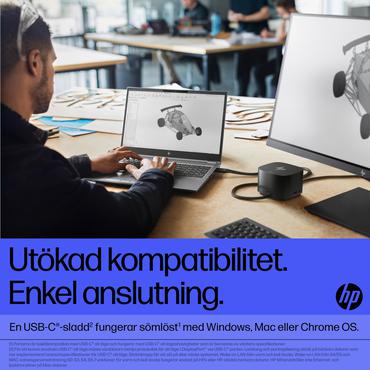 HP Thunderbolt Dock G4 - dockingstation - USB-C / Thunderbolt 4 - HDMI, 2 x DP, Thunderbolt, USB-C - GigE, 2.5 GigE
