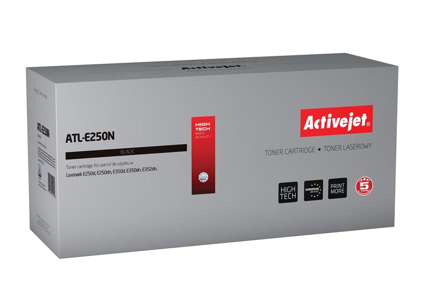 Activejet Tonerpatron ATL-E250N (erstatning Lexmark E250A11E; Supreme; 3500 sider; sort)