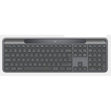 Logitech Signature Slim Solar+ K980 for Business tastatur Universel RF trådløs + Bluetooth QWERTY US International Grafit