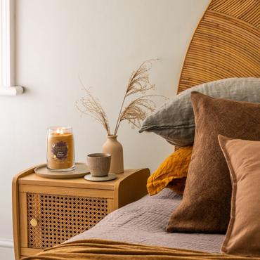 Yankee Candle 2653156E vokslys Rund Gr&aelig;skar Orange, Transparent 1 stk