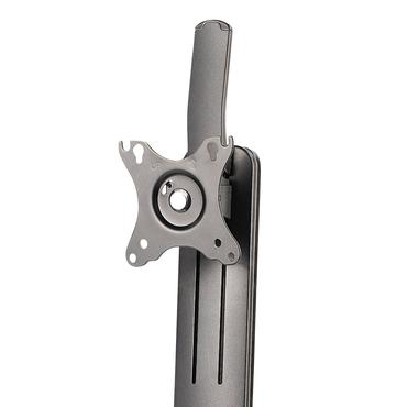 StarTech.com Free Standing Single Monitor Mount, Height Adjustable Monitor Stand, For VESA Mount Displays up to 32" (15lb/7kg), Ergonomic Monitor Stand for Desk, Tilt/Swivel/Rotate, Black - Universal Monitor Stand st&auml;ll - justerbar arm - f&ouml;r Bildsk&auml;rm - svart