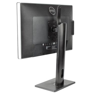 StarTech.com Free Standing Single Monitor Mount, Height Adjustable Monitor Stand, For VESA Mount Displays up to 32" (15lb/7kg), Ergonomic Monitor Stand for Desk, Tilt/Swivel/Rotate, Black - Universal Monitor Stand st&auml;ll - justerbar arm - f&ouml;r Bildsk&auml;rm - svart