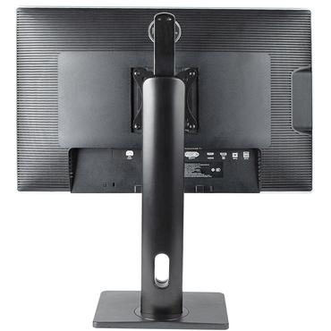 StarTech.com Free Standing Single Monitor Mount, Height Adjustable Monitor Stand, For VESA Mount Displays up to 32" (15lb/7kg), Ergonomic Monitor Stand for Desk, Tilt/Swivel/Rotate, Black - Universal Monitor Stand st&auml;ll - justerbar arm - f&ouml;r Bildsk&auml;rm - svart