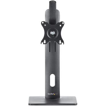 StarTech.com Free Standing Single Monitor Mount, Height Adjustable Monitor Stand, For VESA Mount Displays up to 32" (15lb/7kg), Ergonomic Monitor Stand for Desk, Tilt/Swivel/Rotate, Black - Universal Monitor Stand st&auml;ll - justerbar arm - f&ouml;r Bildsk&auml;rm - svart