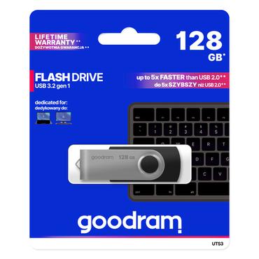 Goodram UTS3 USB-nøgle 128 GB USB Type-A 3.2 Gen 1 (3.1 Gen 1) Sort