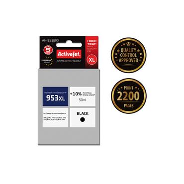 Activejet AH-953BRX Bl&aelig;k (erstatning HP 953XL L0S70AE; Premium; 50 ml; sort)