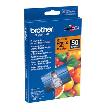 Brother BP - fotopapper - blank - 50 ark - 100 x 150 mm